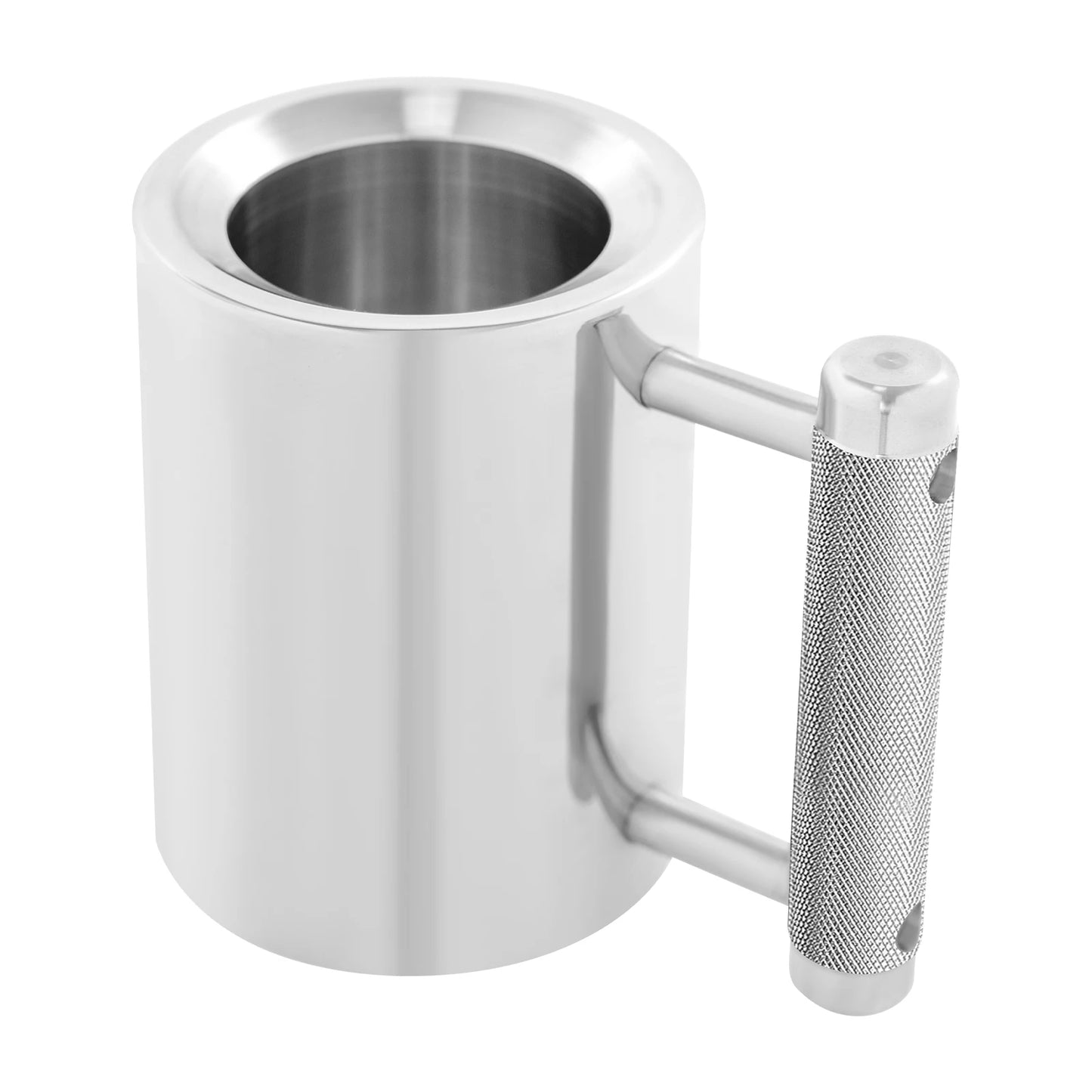 Heavy-Duty Stainless Steel Sports Mug | Fitness Dumbbell Cup