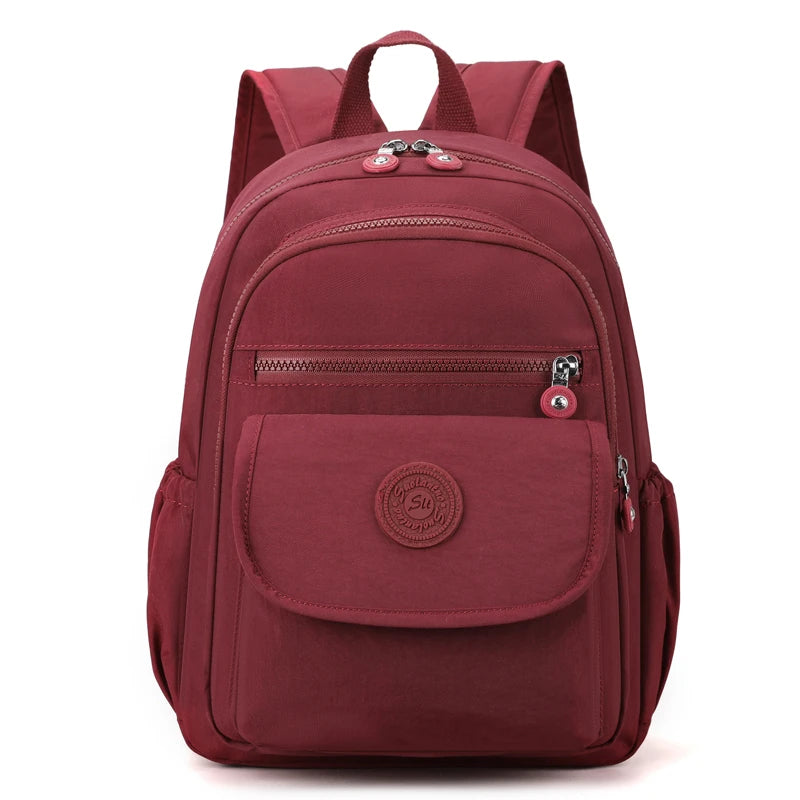 Stylish Lightweight Black Commuter Backpack for Women