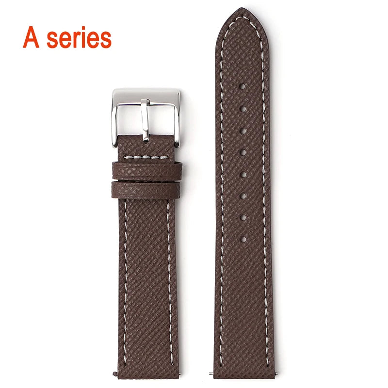 Calfskin Leather Watch Strap | Quick Release, Handmade Design