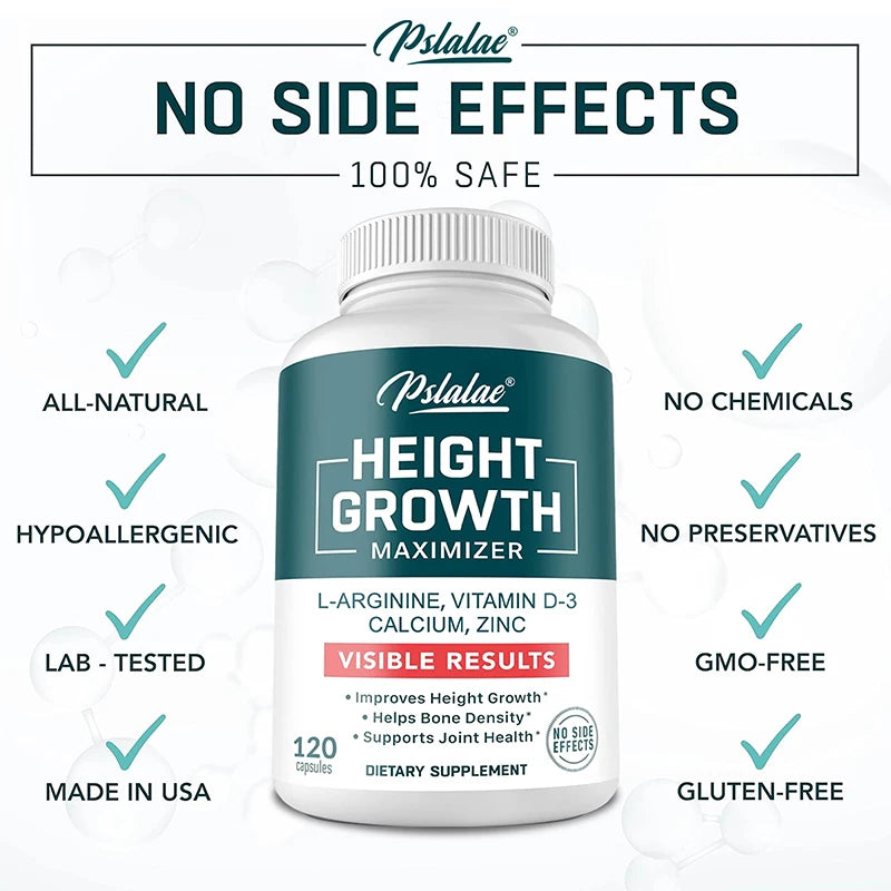 Natural Height Growth Maximizer | Peak Height Supplement for All Ages