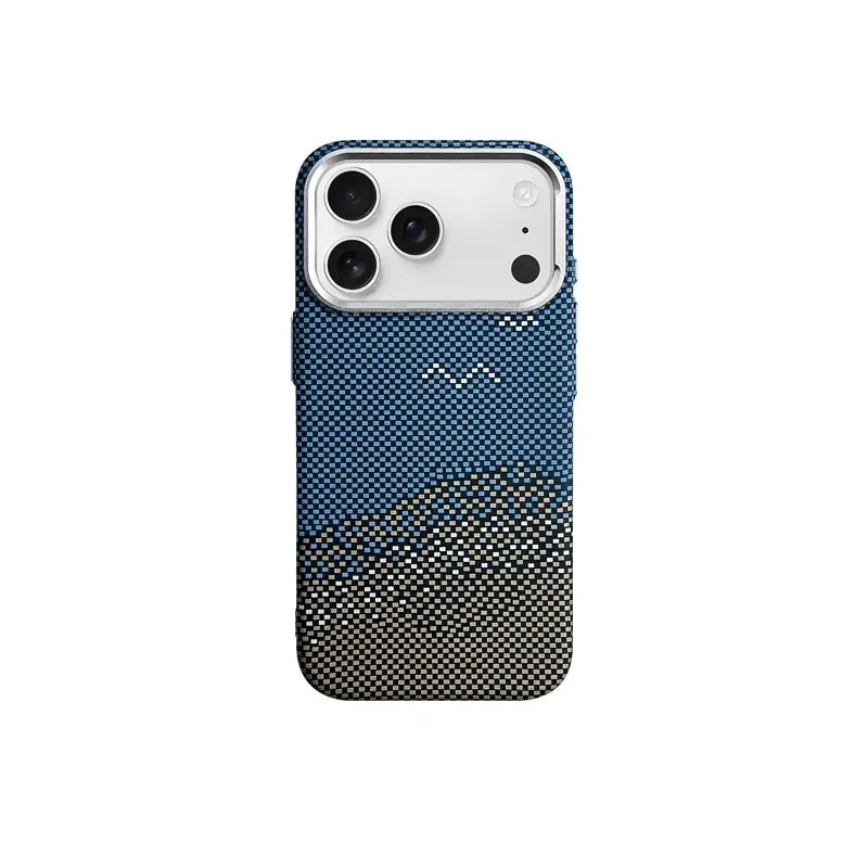 Magnetic Carbon Fiber Phone Case for iPhone 17 16 15 Pro Max