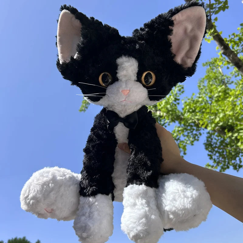 Cute Black Cat Plush Pillow | Adorable Stuffed Animal for Kids