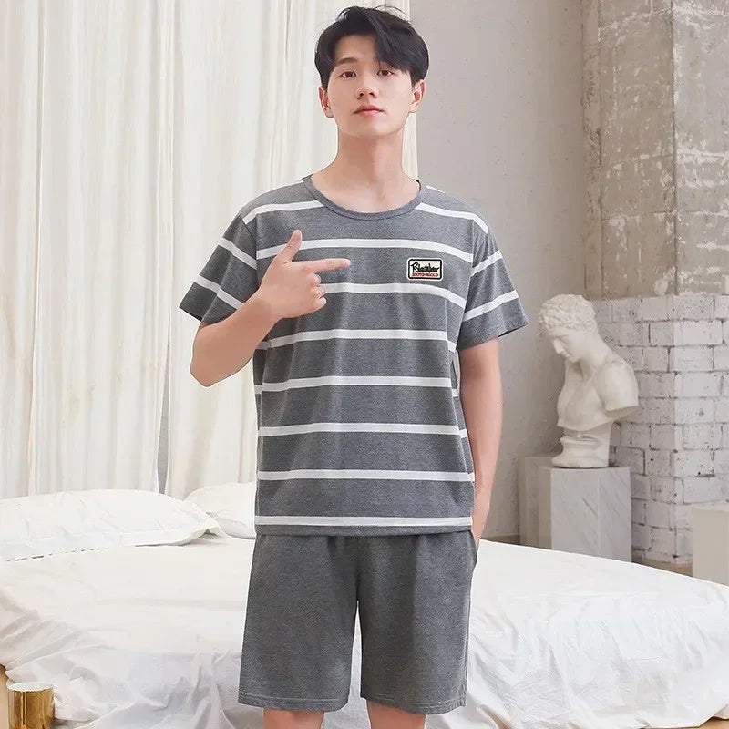 Men's Summer Pajamas | Cool & Comfortable Short-Sleeve Sleepwear