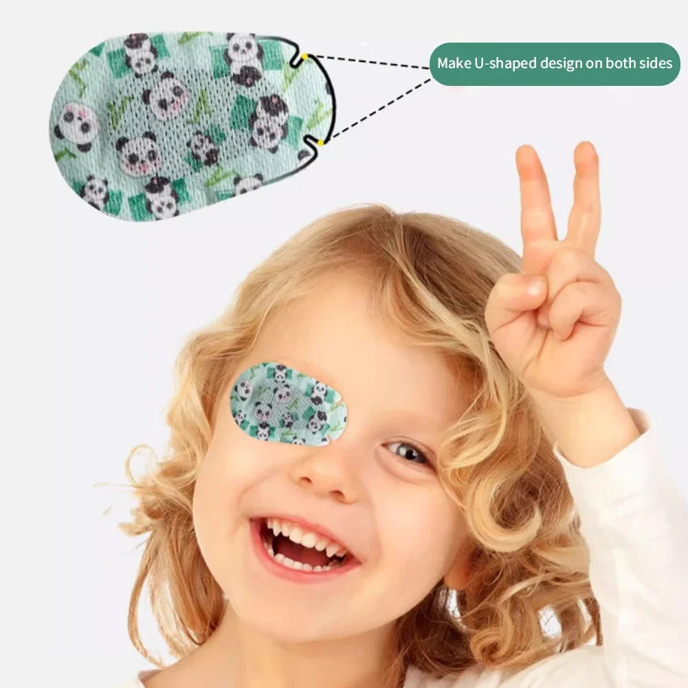 60Pcs Cartoon Amblyopia Eye Patches for Kids | Vision Care