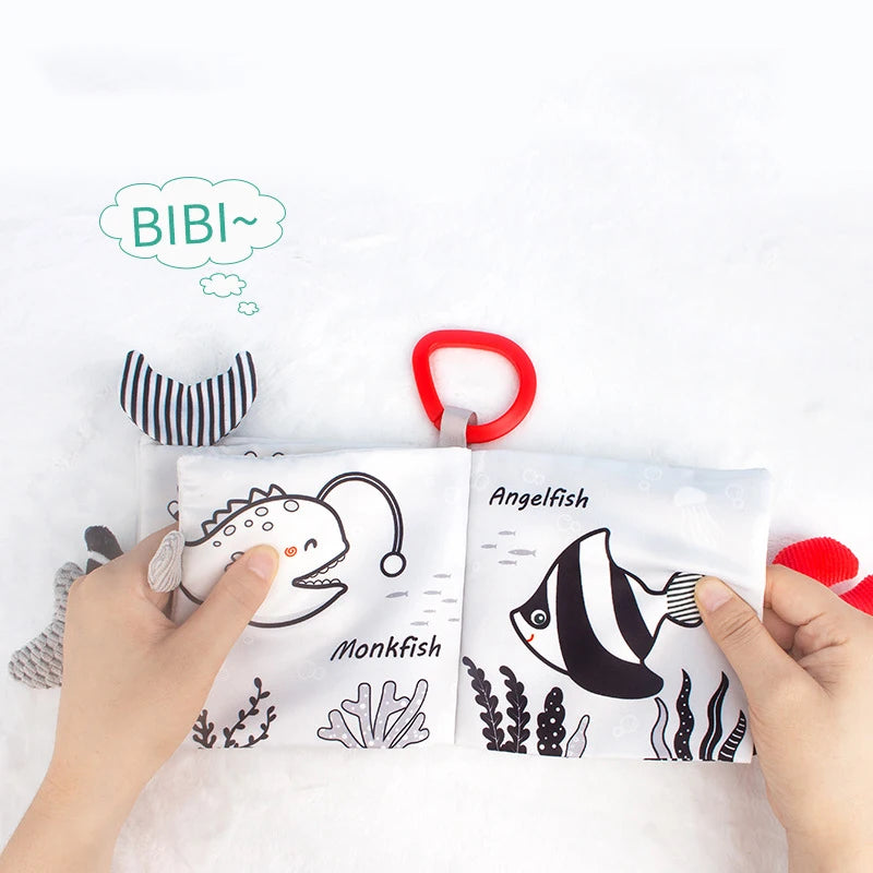 Soft Baby Cloth Animal Book | Engaging Sensory Learning Toy