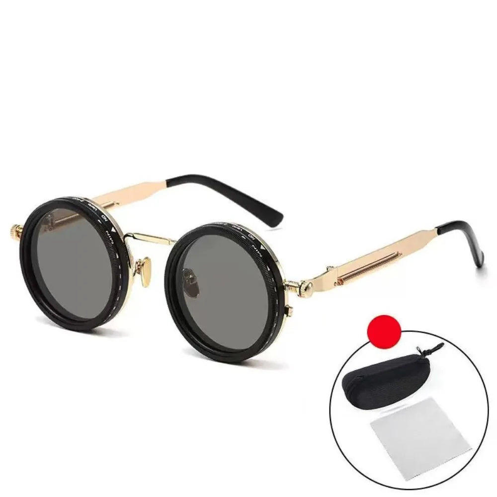 Retro Adjustable Dimming Sunglasses | 9-Level UV Protection