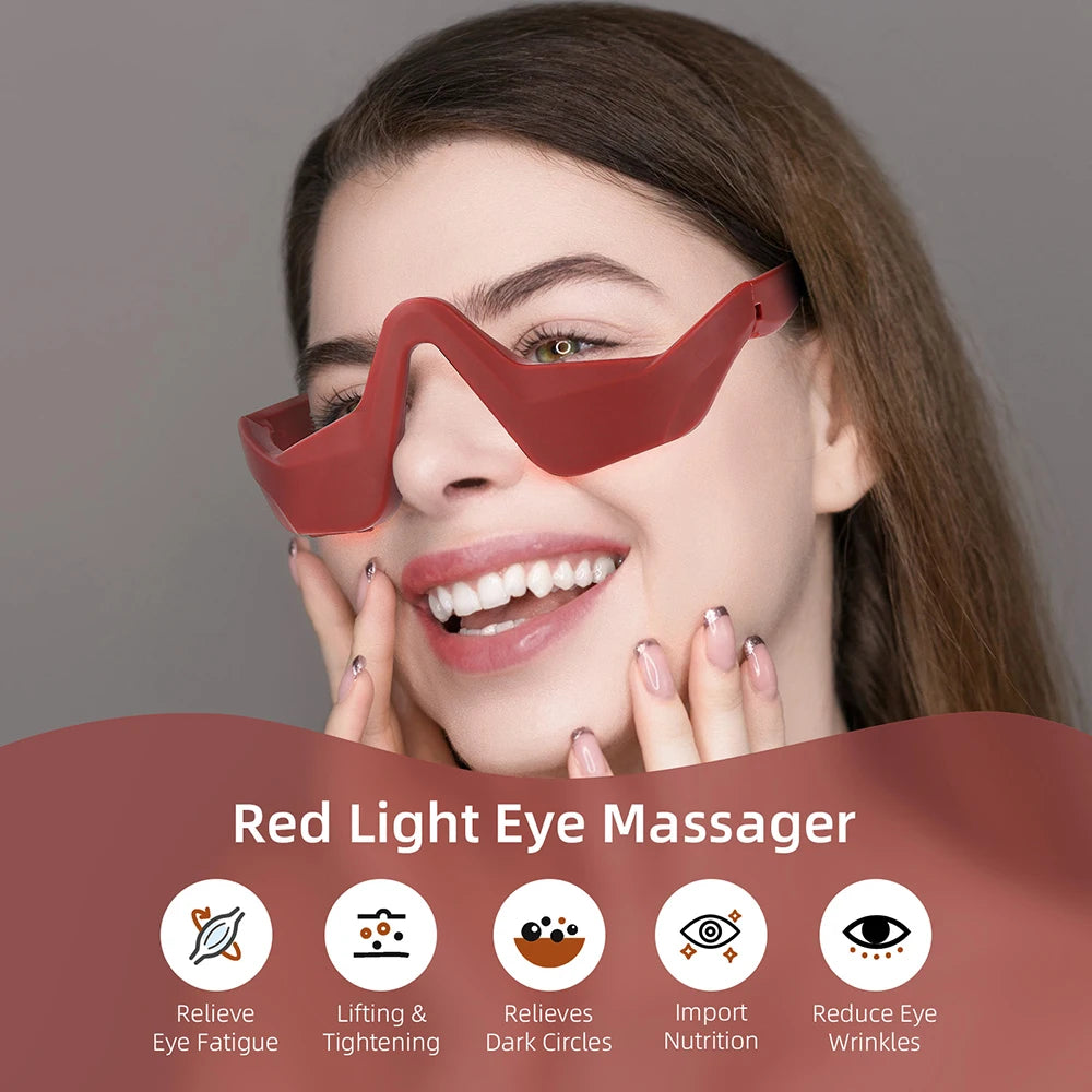 Eye Fatigue Relief Massager Glasses | Soothing Under-Eye Treatment