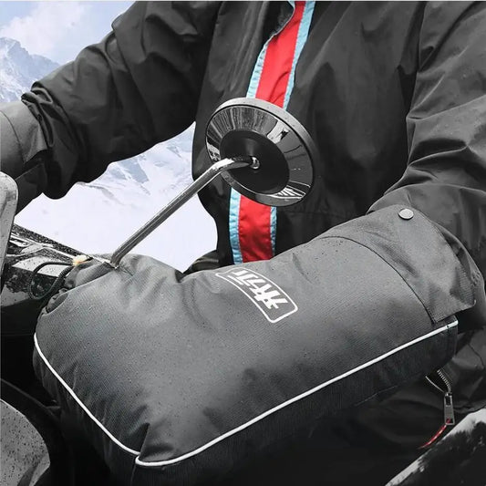 Motorcycle Handlebar Muff Winter Warm Gloves Waterproof Scooter Handle Bar Cover Thermal Hand Warmer Riding Protection
