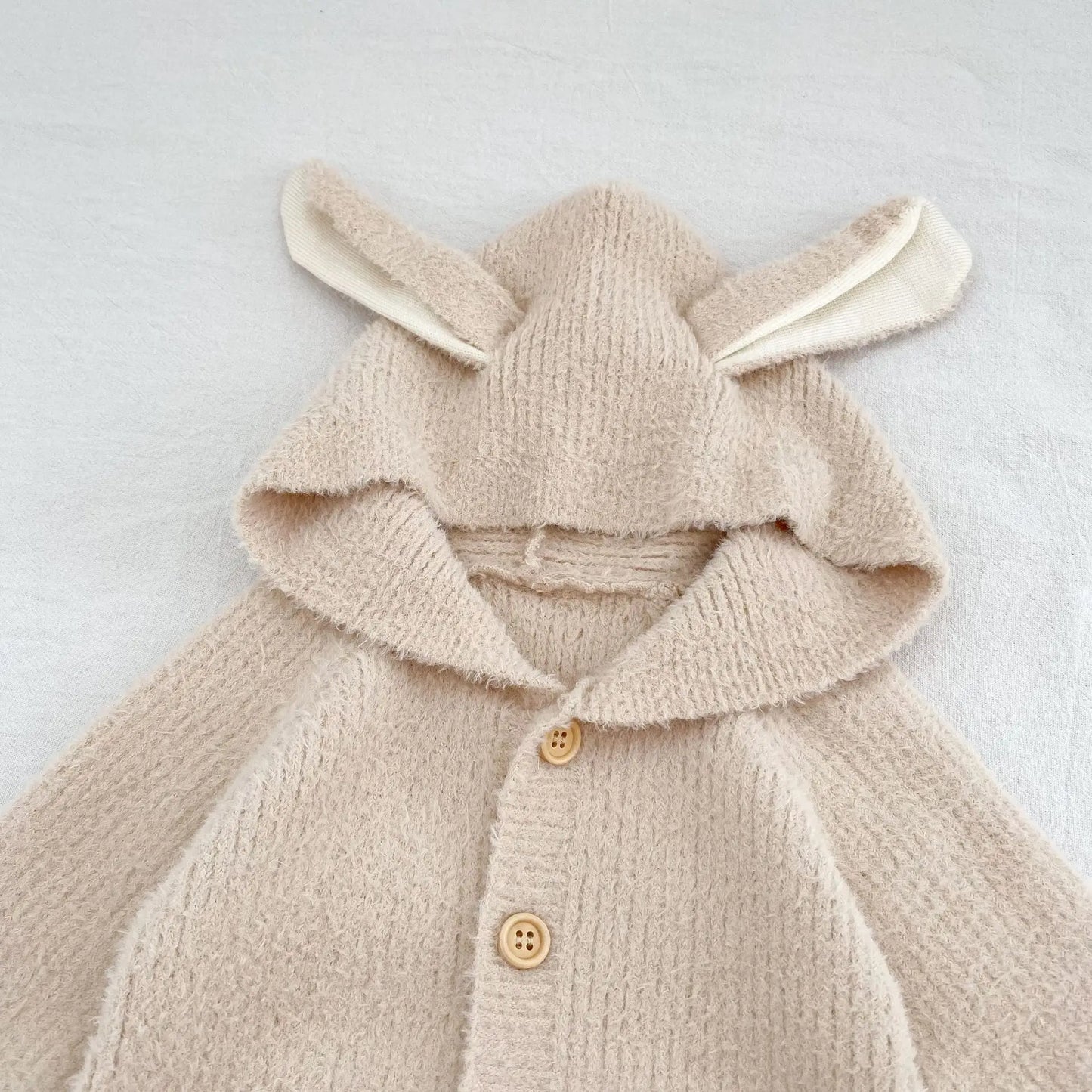 Cozy Cartoon Baby Rompers with Rabbit Ears | Adorable Infant Pajamas