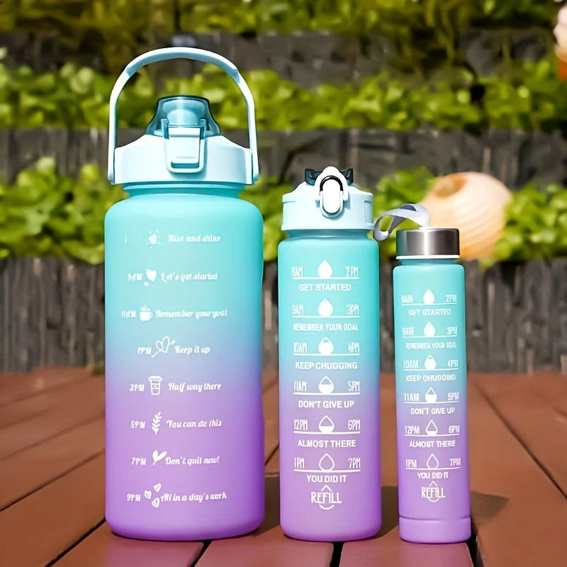 2 Liter Large Sports Water Bottle | Leak Proof & Portable