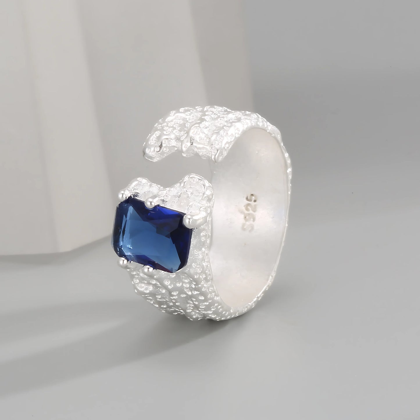 Adjustable Geometric Jade Ring for Women | Vintage Jewelry Gift
