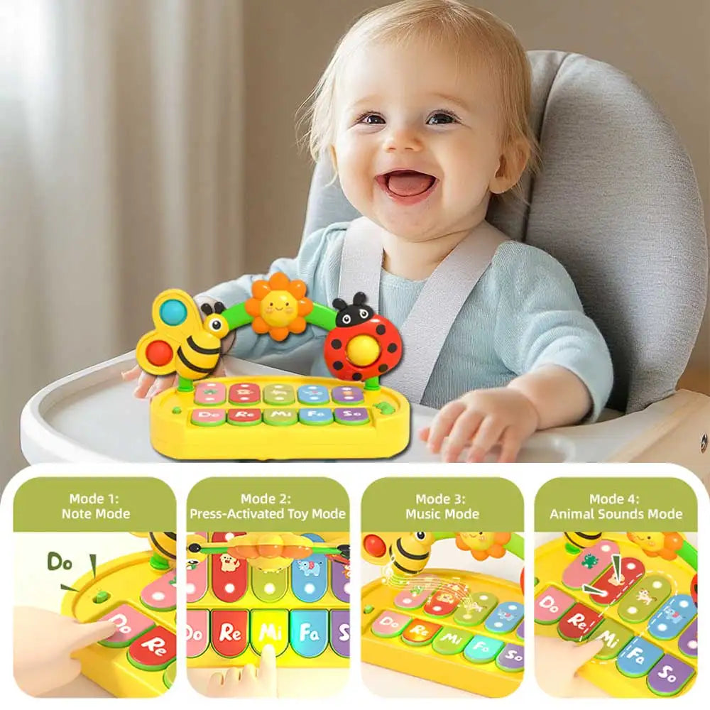 Interactive Baby Piano Toy | Light Up Musical Keyboard for Toddlers