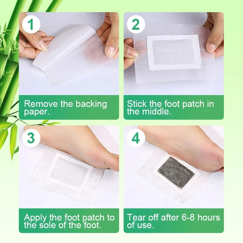 Detox Foot Patches | Natural Toxin Cleansing and Stress Relief