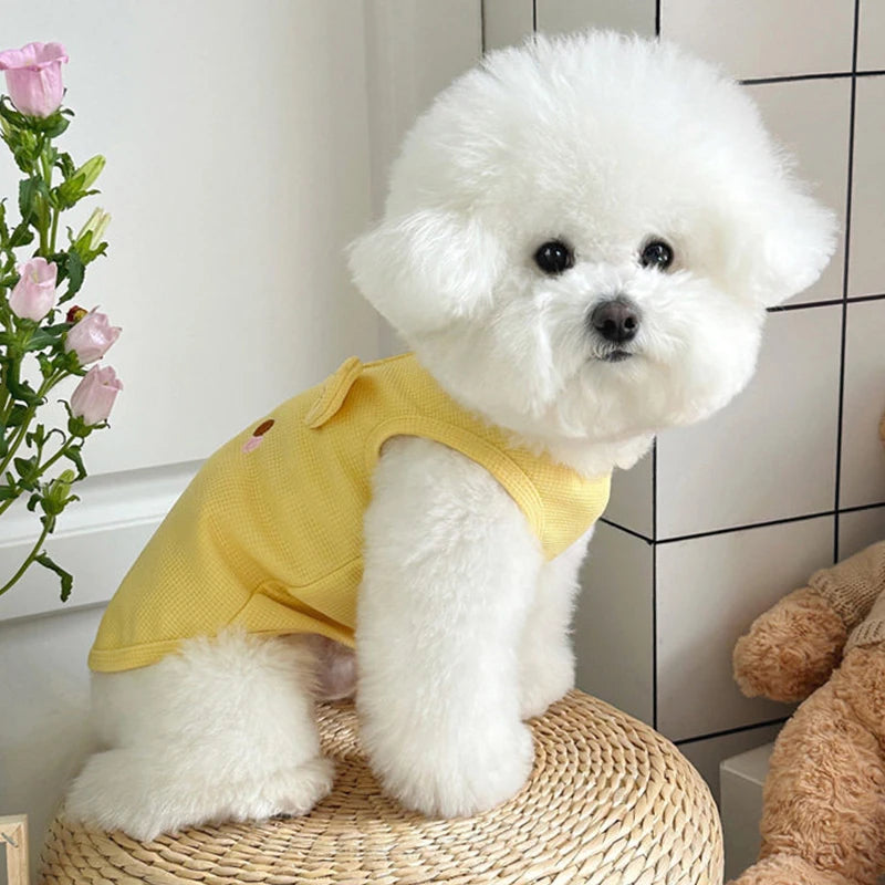 Chaleco Suave y Cómodo para Mascotas | Diseño Transpirable de Punto Waffle