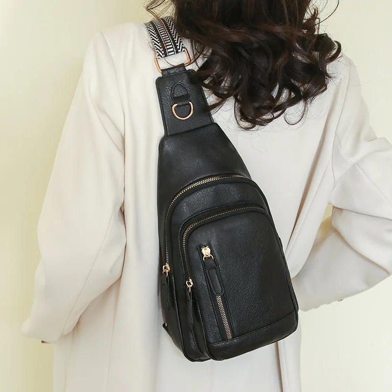 Large Capacity PU Women's Crossbody Bag | Stylish and Versatile