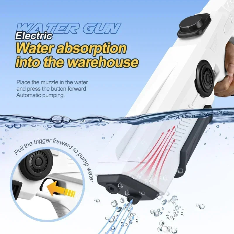 Electric Automatic Water Storage Spray Gun | Summer Fun