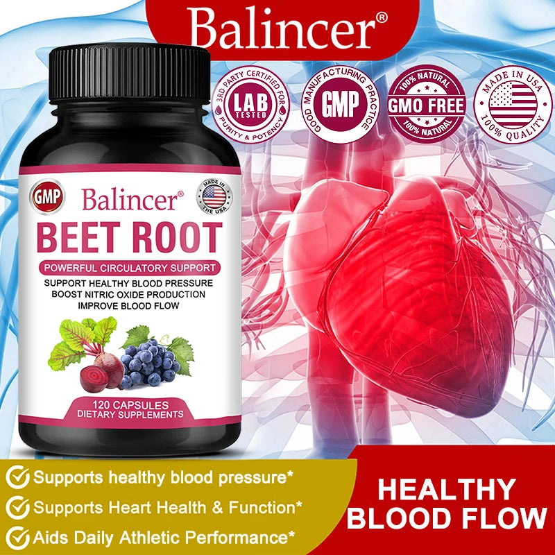 Beetroot Supplements for Heart Health & Optimal Wellness