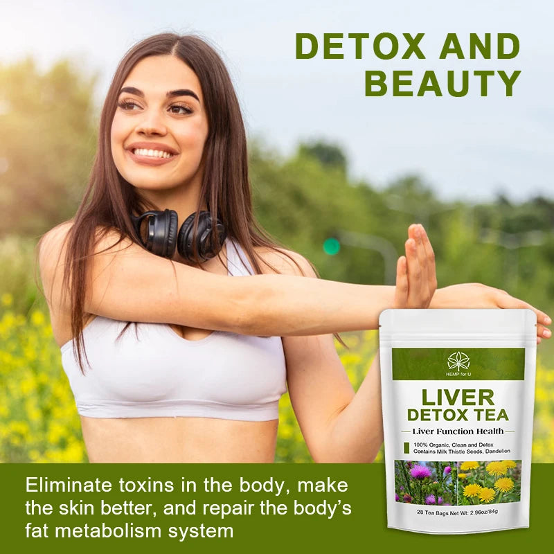 Detox Liver Cleanse Herbal Tea | 42 Days Restore & Renew