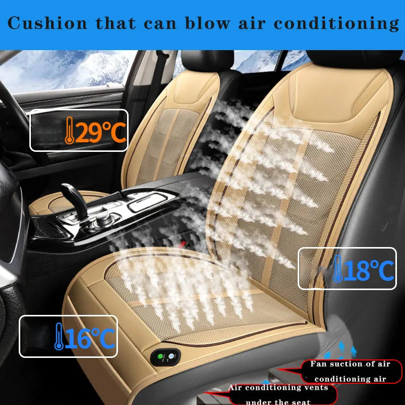 Car Cooling and Heating Ventilation Seat Cushion | Comfort & Relaxation