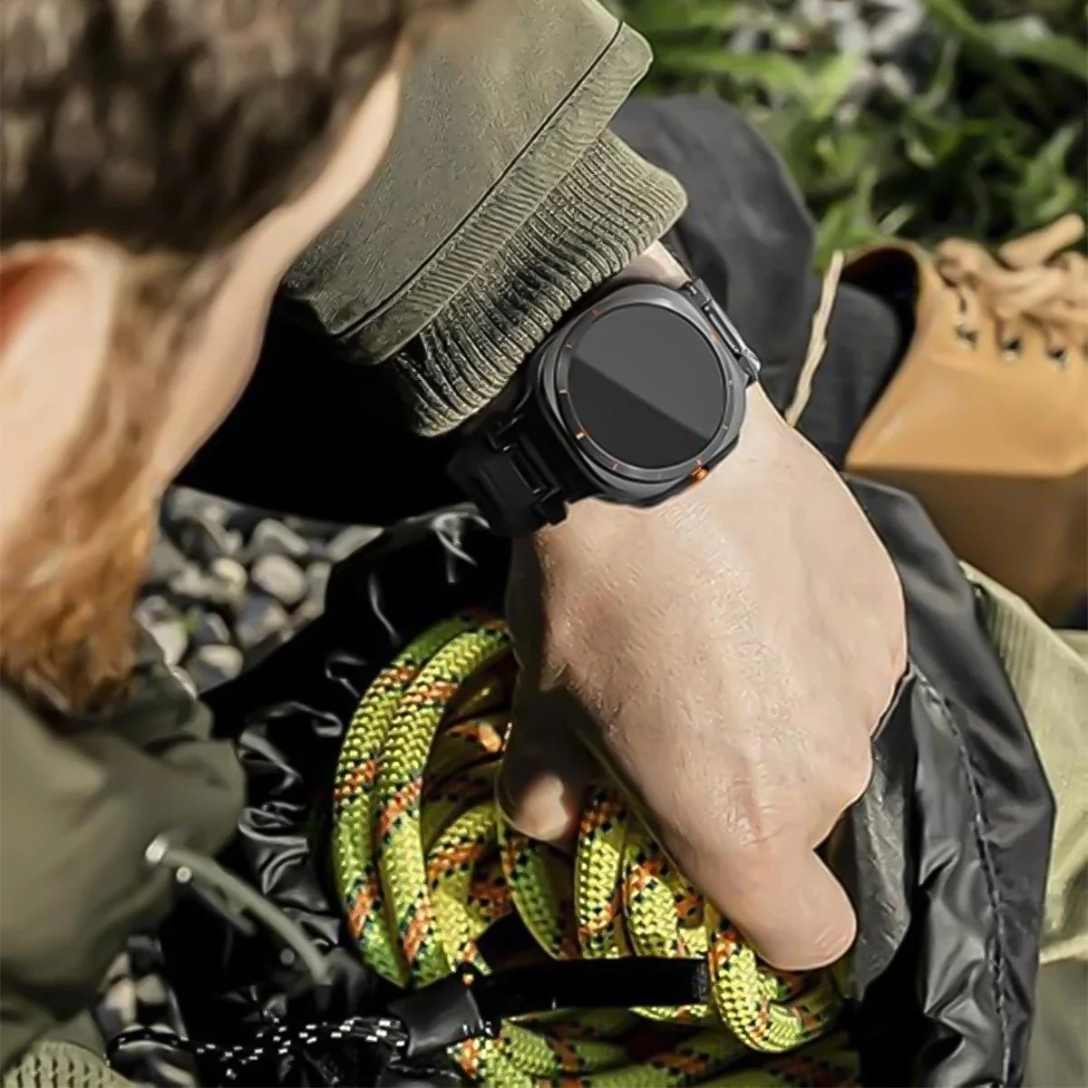 Sport Fluororubber Strap for Galaxy Watch Ultra 47mm | Durable & Stylish