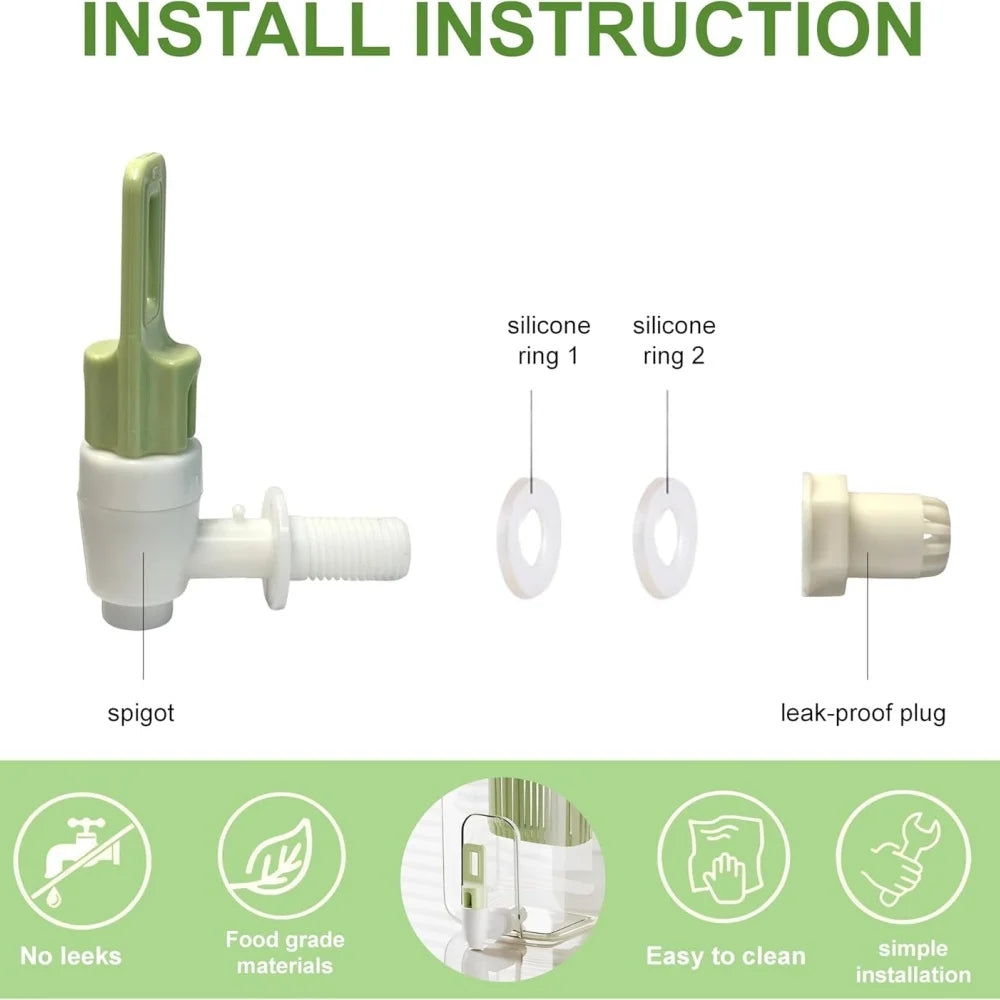 Large Capacity Portable Beverage Dispenser with Faucet