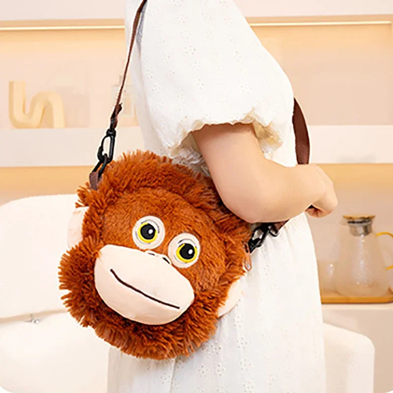 Cartoon Gorilla Plush Toy | Soft Stuffed Doll for Kids and Decor