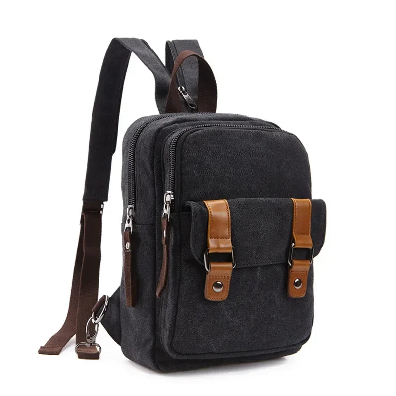 Stylish Mini Vintage Canvas Backpacks for Everyday Use