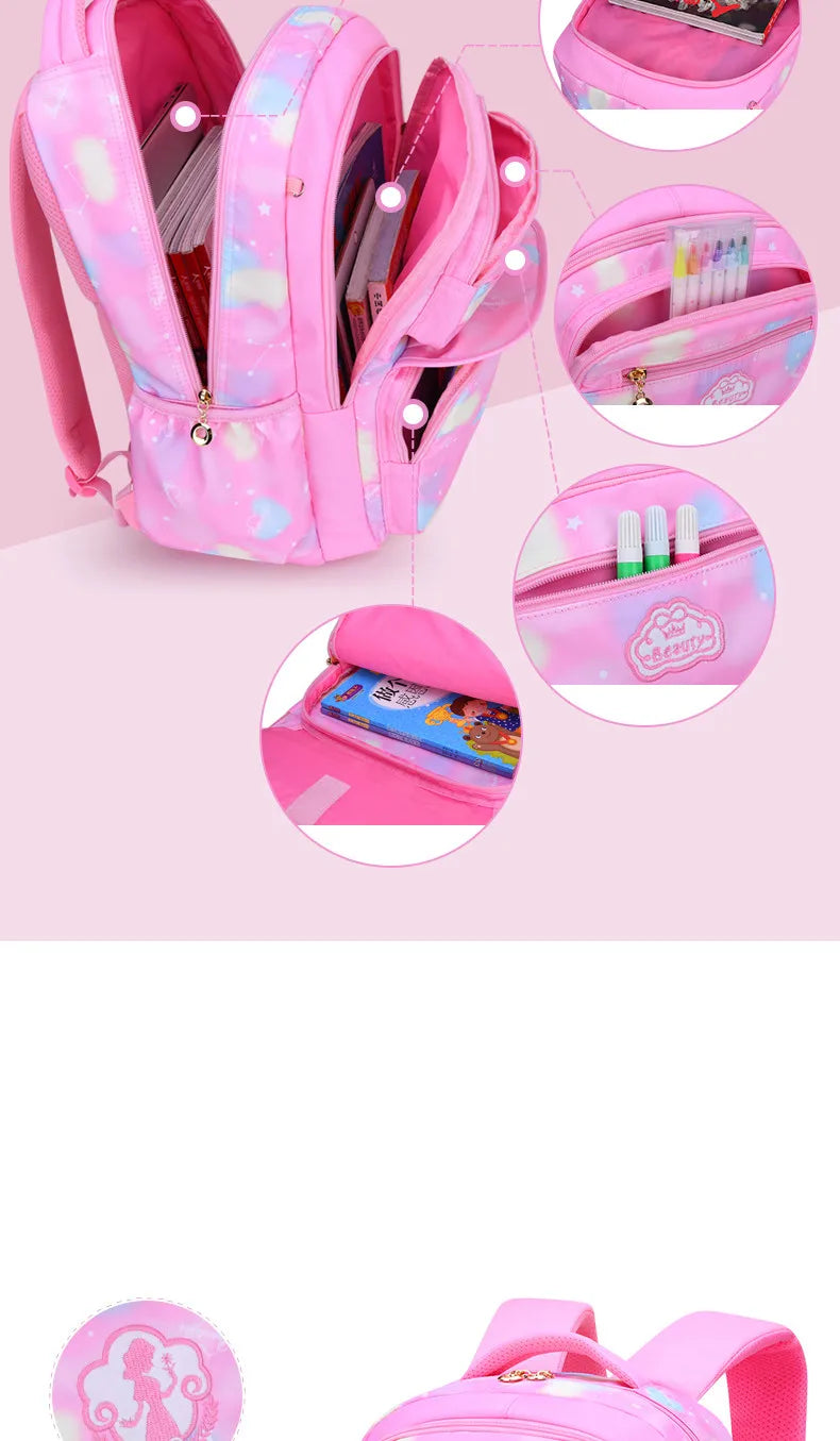 Stylish Pink School Backpack for Girls | Fashion Meets Functionality