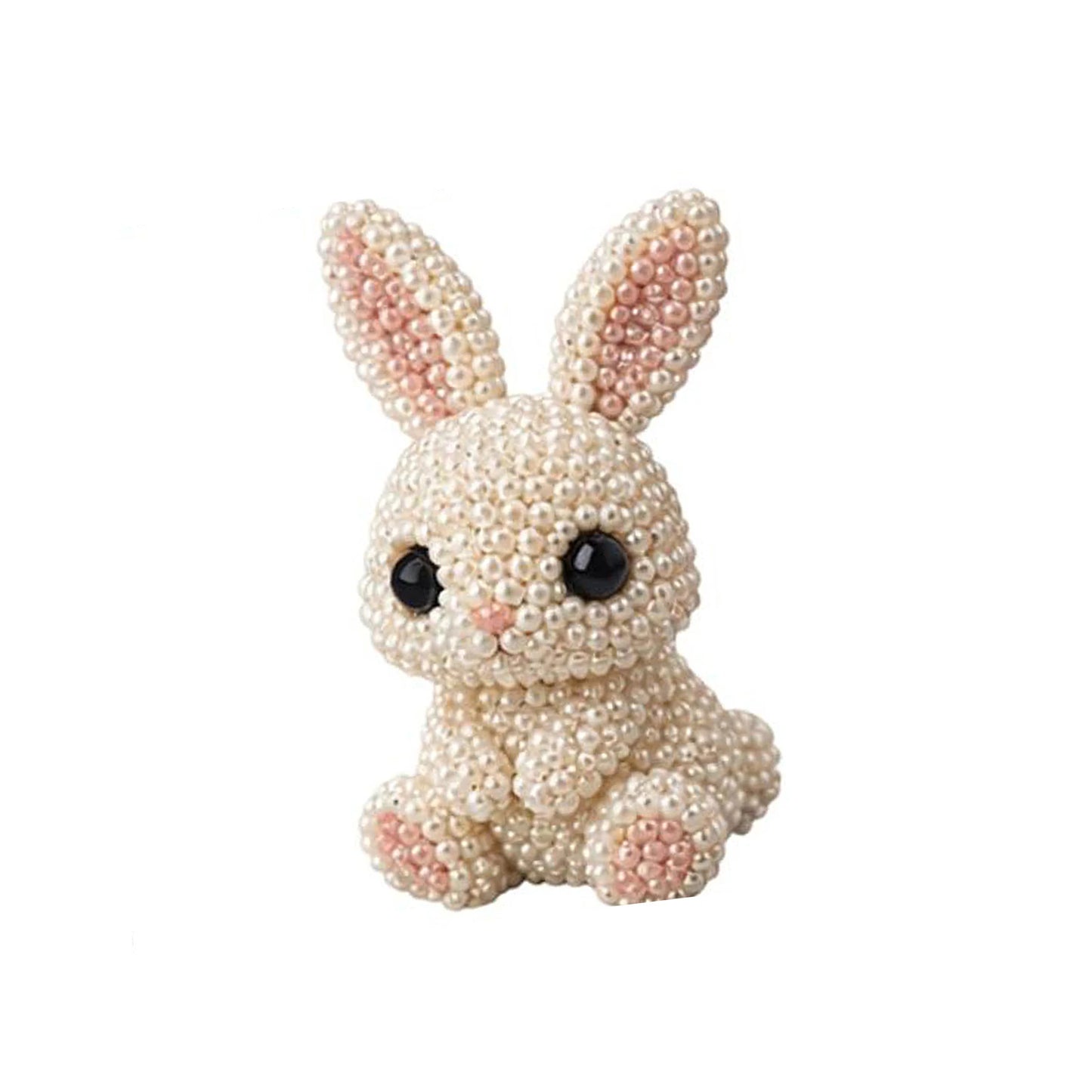 DIY 3D Animals Bead Craft Kit | Colorful Bead Embroidery Set