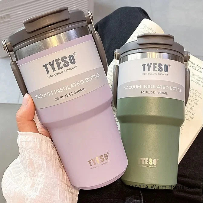 Large Capacity Stainless Steel Coffee Tumbler | Thermal Insulated Mug