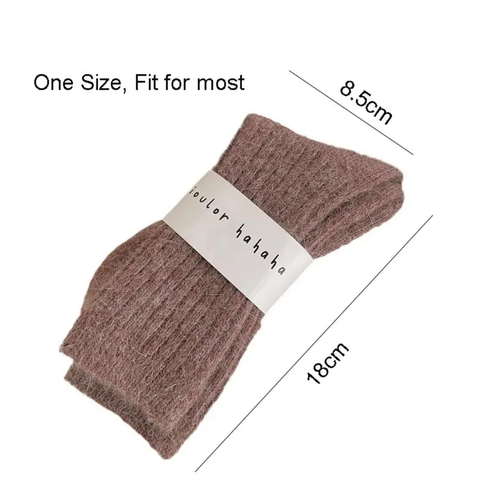 Women's Thermal Cashmere Wool Socks | Chic Harajuku Style
