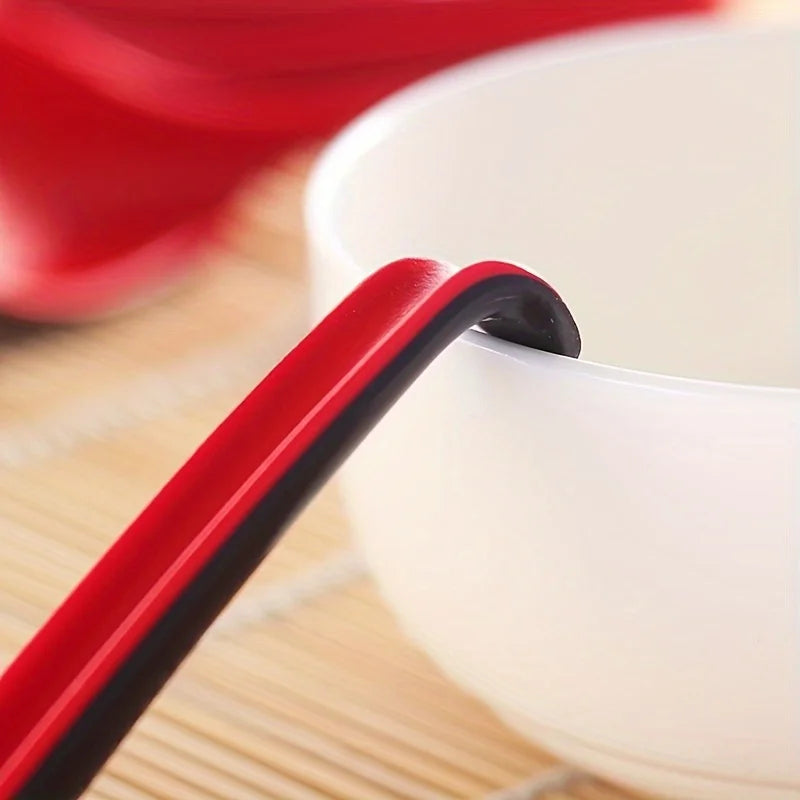 Juego de cucharas de sopa de melamina estilo japonés | 5 piezas imprescindibles para la cocina
