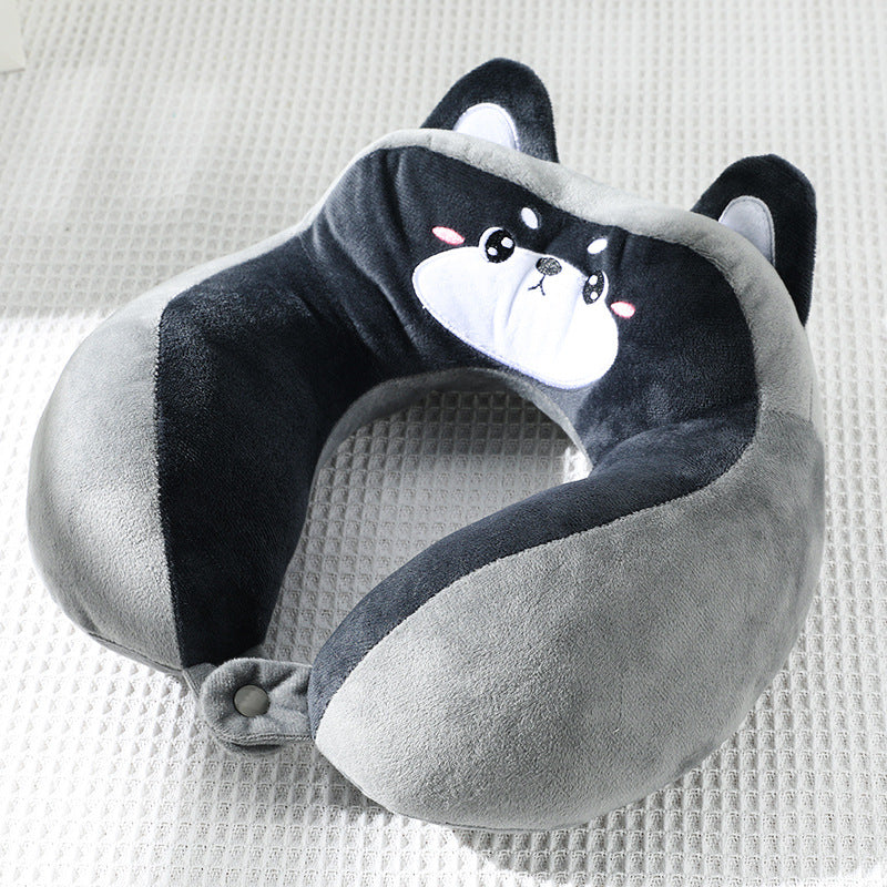 U-Shaped Cartoon Neck Pillow | Perfect for Car & Office Naps