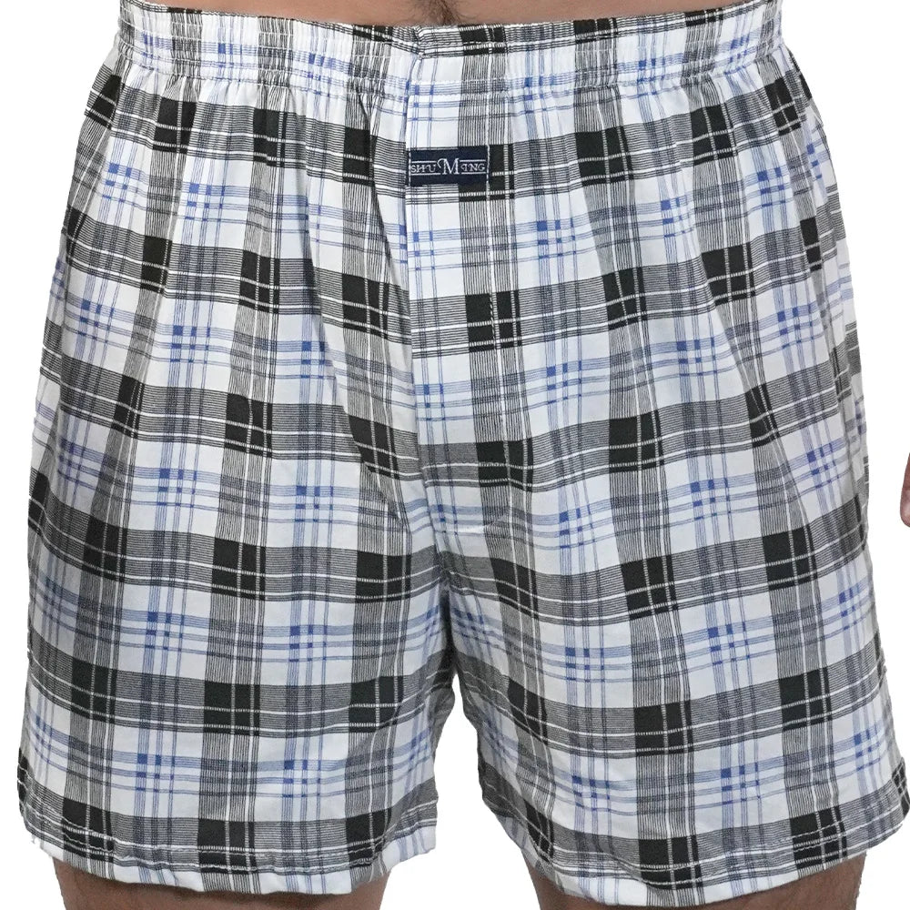 Men's Plaid Pajama Bottoms | Comfort Fit Cotton Sleepwear