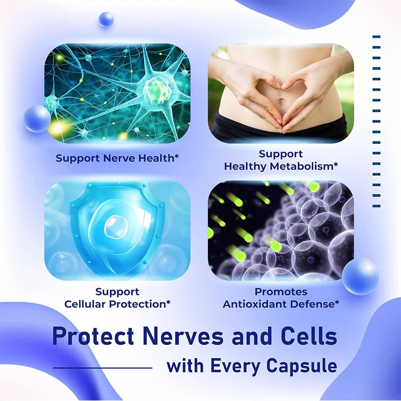 Benfotiamine Capsules 600mg | Support Energy & Nerve Health