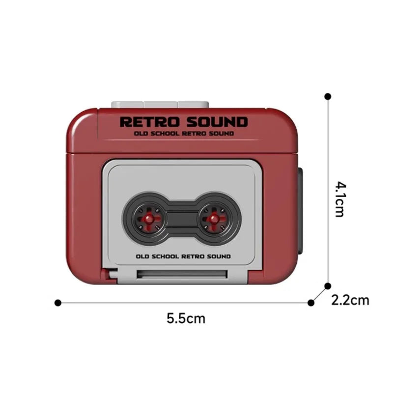Creative Music Cassette Tape Keychain | Fun Gift for Friends
