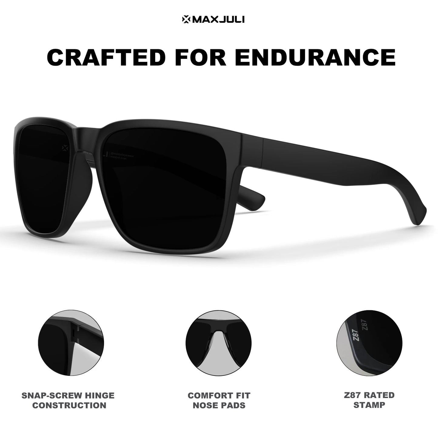 Polarized Oversized Sunglasses | Ultralight UV400 Sport Glasses