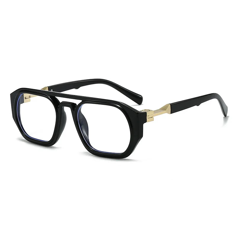 Transparent Square Computer Glasses for Blue Light Protection