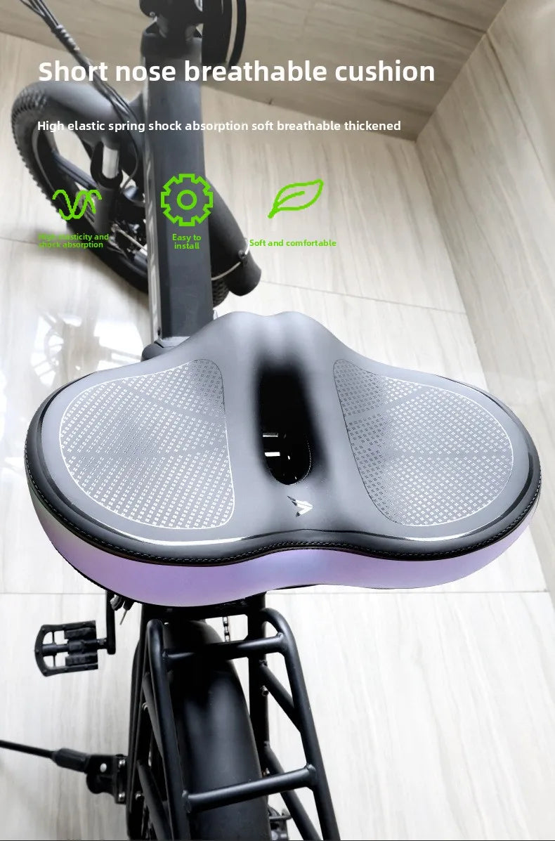 Comfortable Bicycle Saddle for Folding Electric Bikes