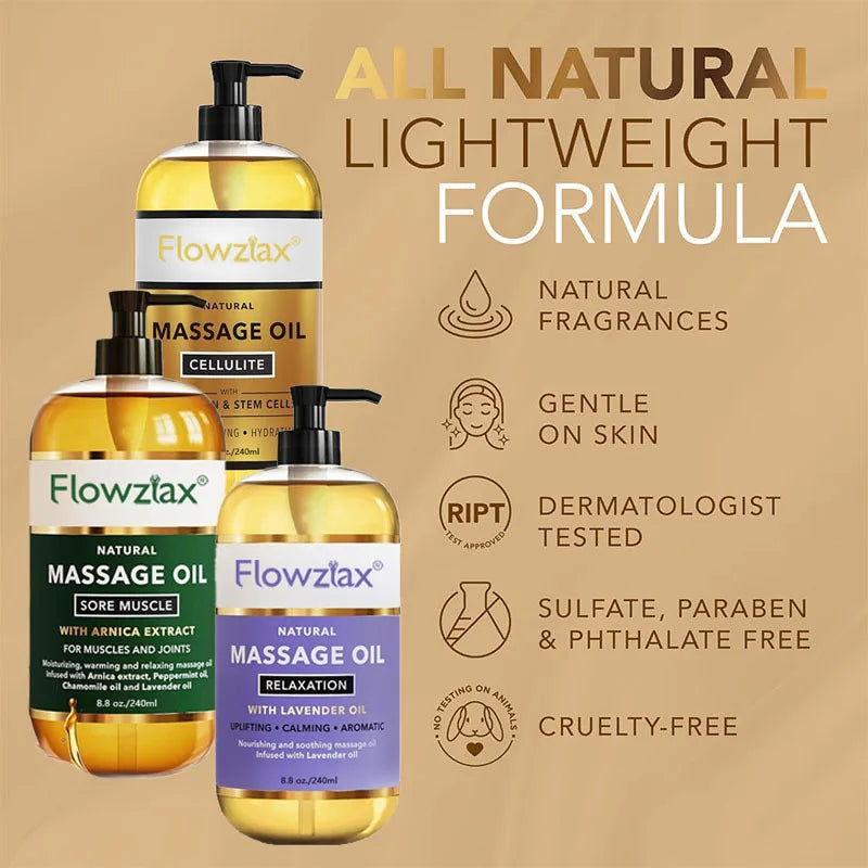Anti Cellulite Massage Oil - Lymphatic Firming & Hydrating Oil