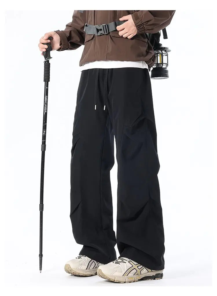 Men's Multi-Pocket Cargo Overalls | Stylish Baggy Trousers for Summer