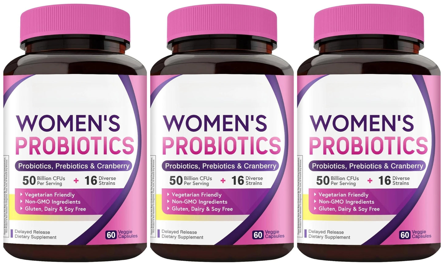Daily Women's Probiotic Supplement | 60 Caps for Gut Health