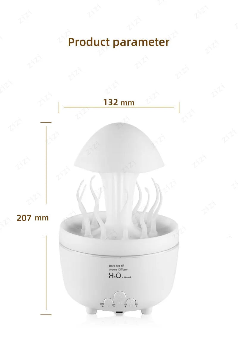 Colorful Night Light Aromatherapy Humidifier | Relaxing Bedroom Decor