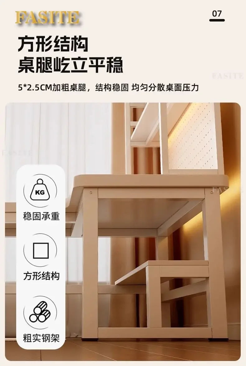 Premium Solid Wood Corner Computer Desk | Modern Workspace Solution