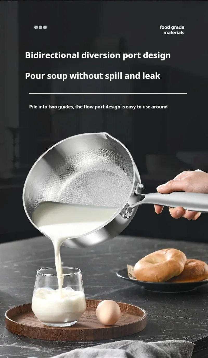 Pure Titanium Non-Stick Small Milk Pot | Ideal Baby Food Cookware