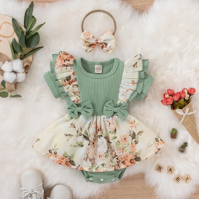 Cute Butterfly Floral Dress for Babies | Perfect Summer Outfit