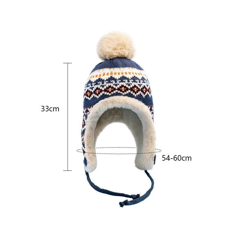 Women's Plush Fleece Lined Bomber Hat | Cozy Winter Earflap Cap