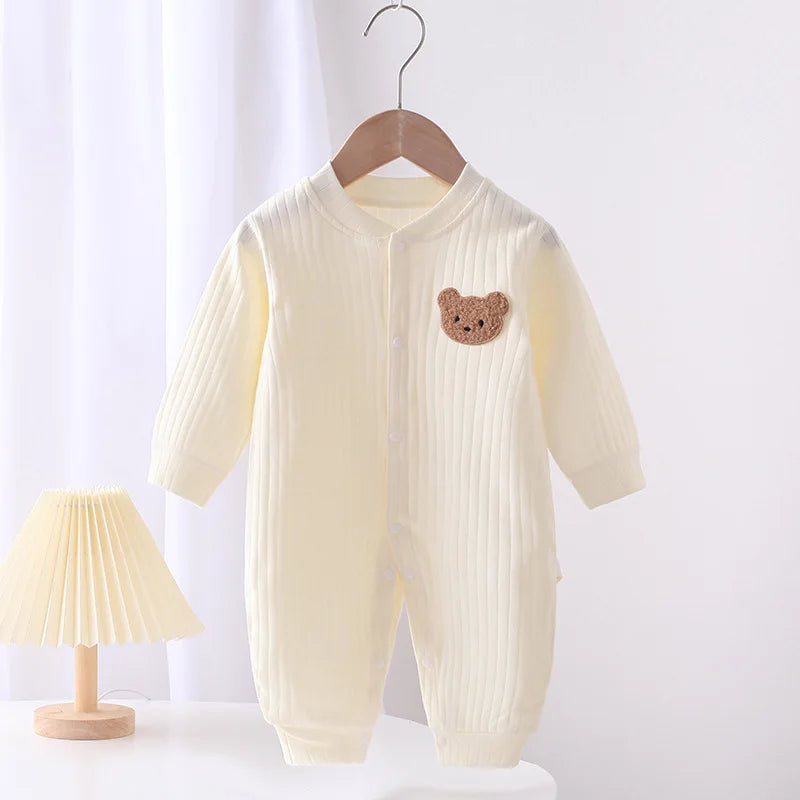 Cozy Cotton Newborn Jumpsuit | Adorable Baby Romper for All Seasons