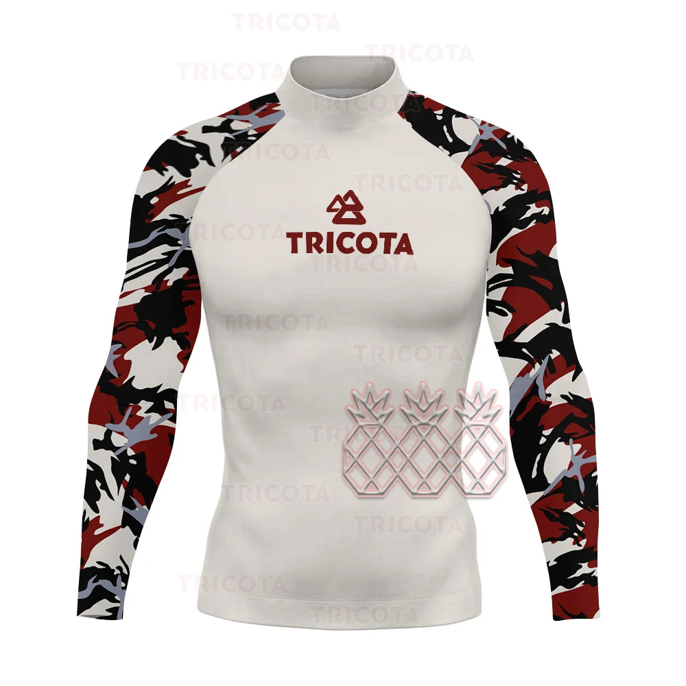 Men's UV Protection Long Sleeve Rash Guard for Surfing & Diving