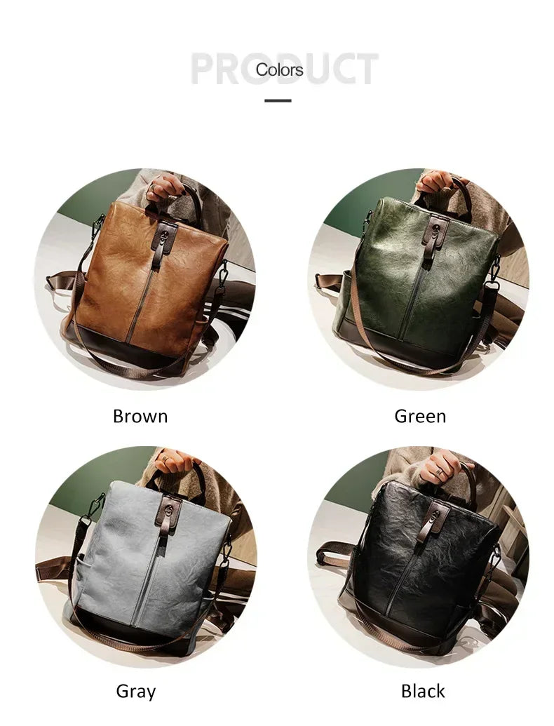 Women's Fashion Leather Backpack | Stylish Travel Bag for All Occasions